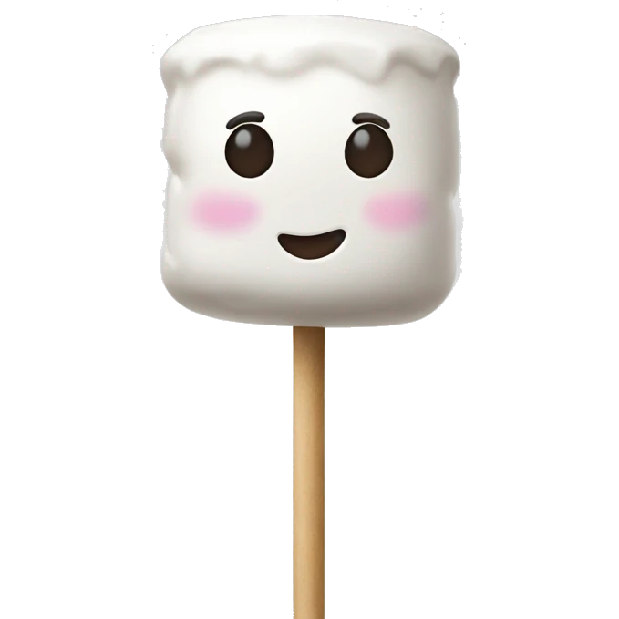 marshmallow on stick emoji