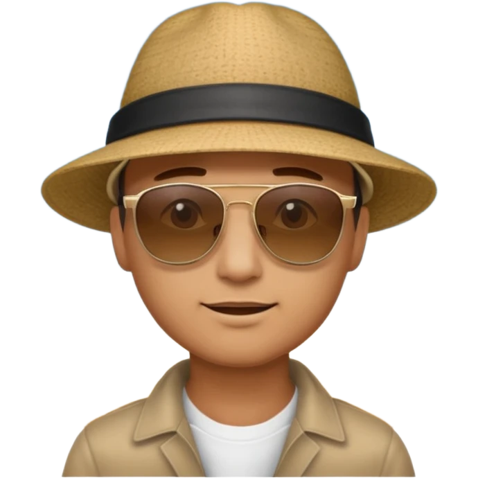 Guy relaxing in park facing the sky emoji