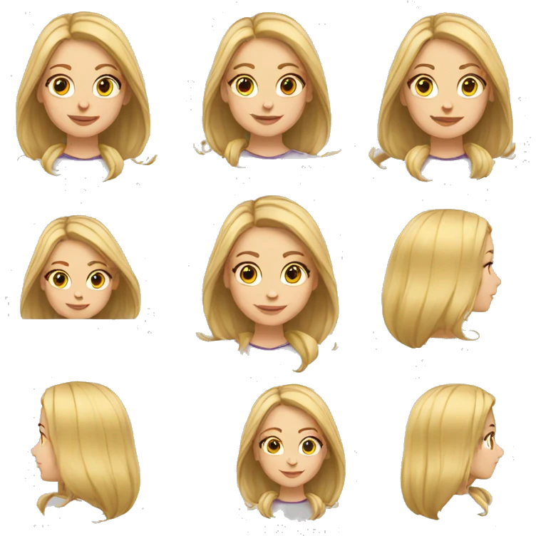 Girl, hair blonde in wheelchair emoji