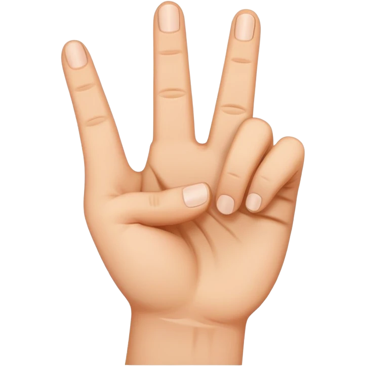 Middle fingers up emoji
