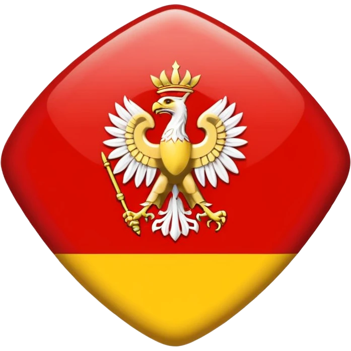 give me a symbol to combine my polish and macedonian roots that is simple and legible emoji