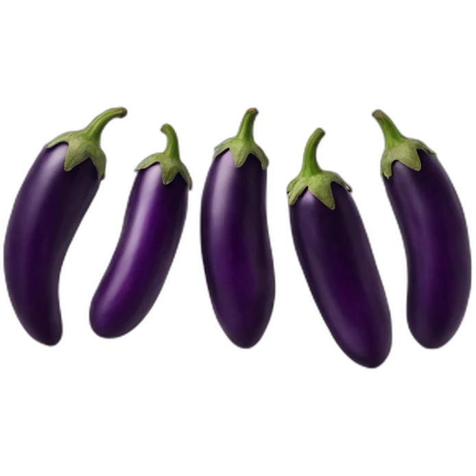 Multiple aubergines not NTFS emoji