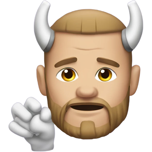 Vikings football play with 2 fingers pointed to their ear emoji