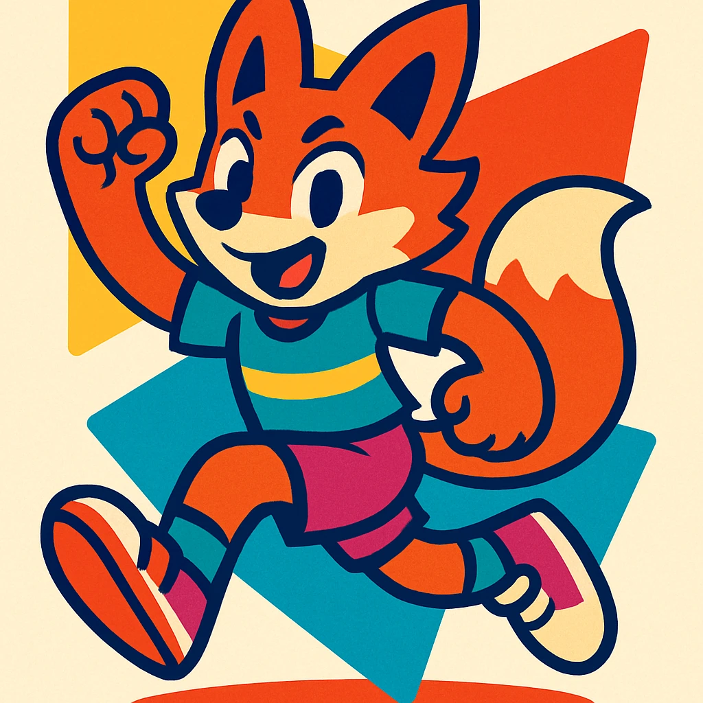 furry anthro character, sporty outfit, energetic pose emoji