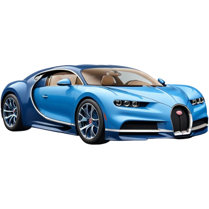 blue bugatti chiron emoji