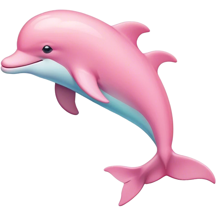 Pastel-pink-colors-dolphin emoji