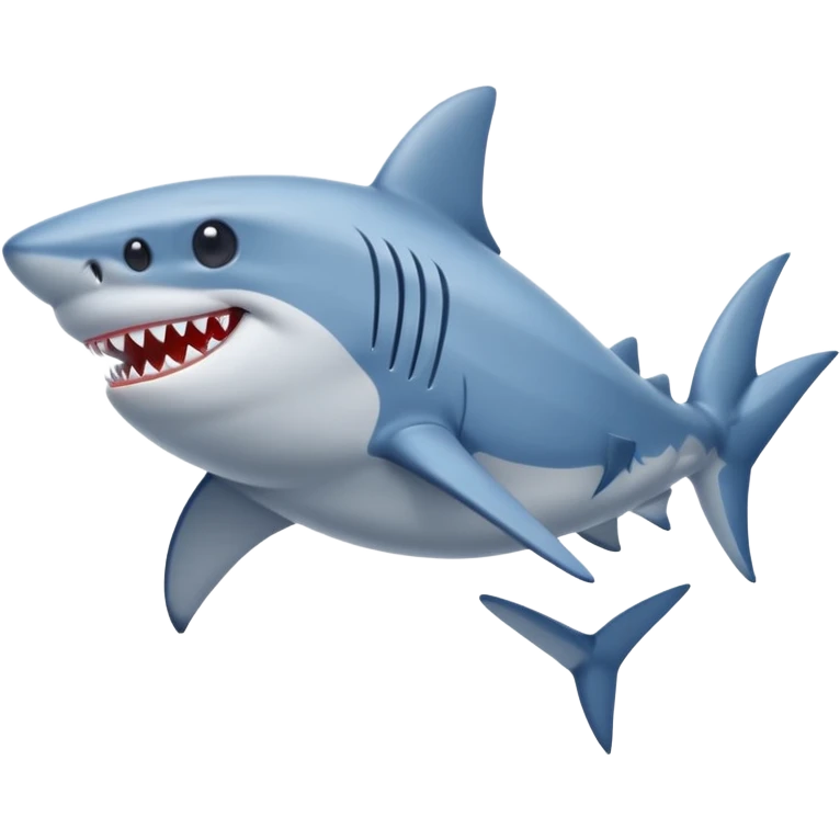 Shark with blue nike shoes on his legs emoji