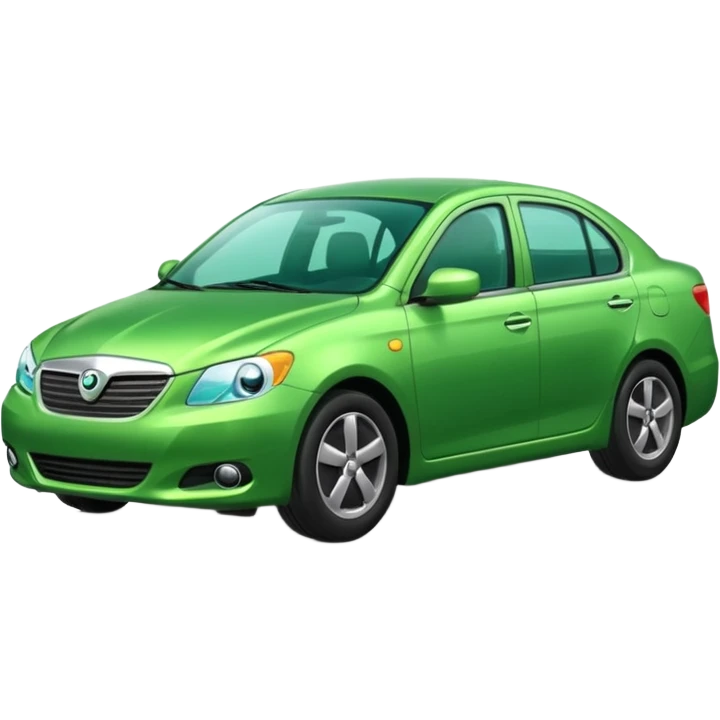 a green car emoji