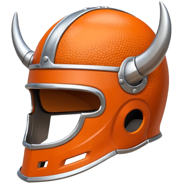 Viking helmet + basketball emoji