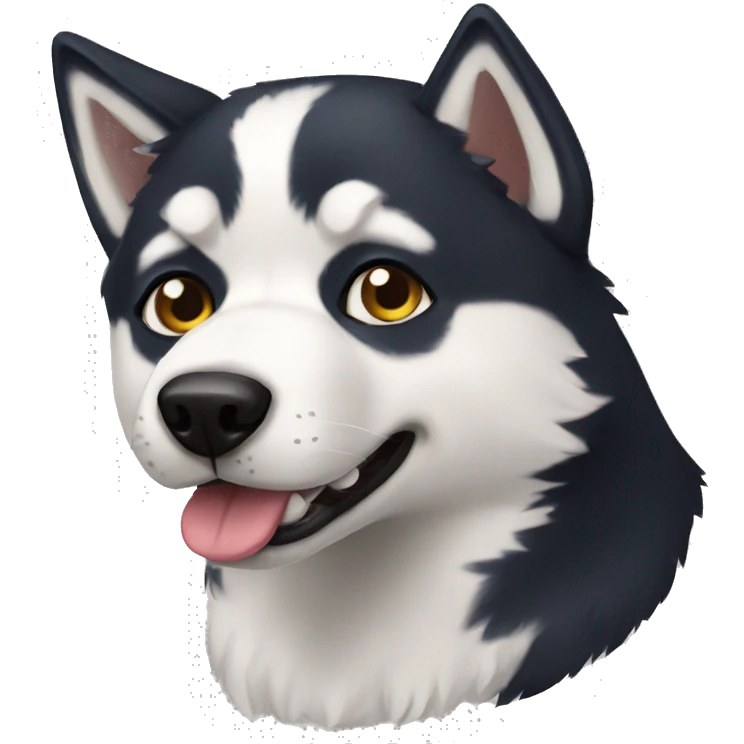 Perro husky emoji