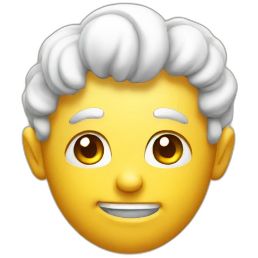thinking head smiling emoji