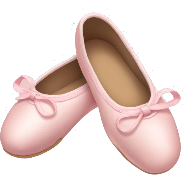 Pale pink ballet shoes emoji