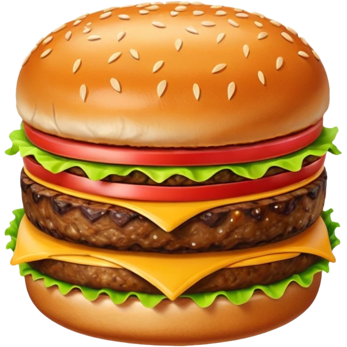 hamburguesa sin pan emoji