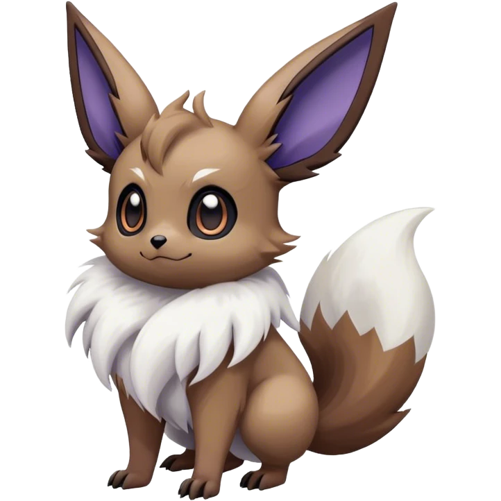 Cool Cute Kawaii Noibat-Eevee-Absol-Eevee-Pokemon Full Body emoji