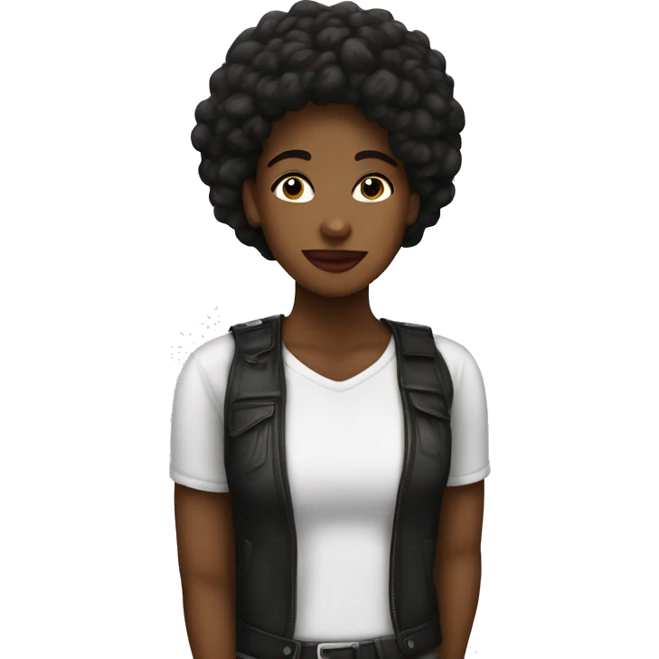 beso entre chica negra y hombre blanco emoji