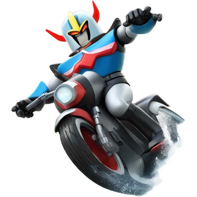 grendizer on motosurf emoji