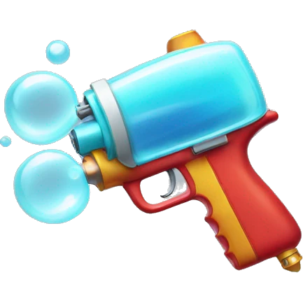 Bubble gun emoji