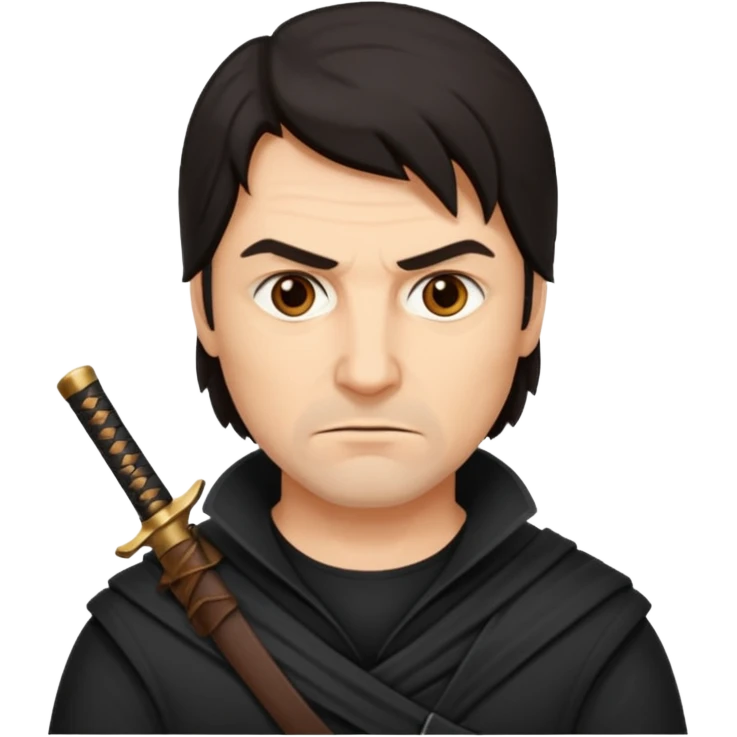 убийца, мужчина среднего возраста emoji