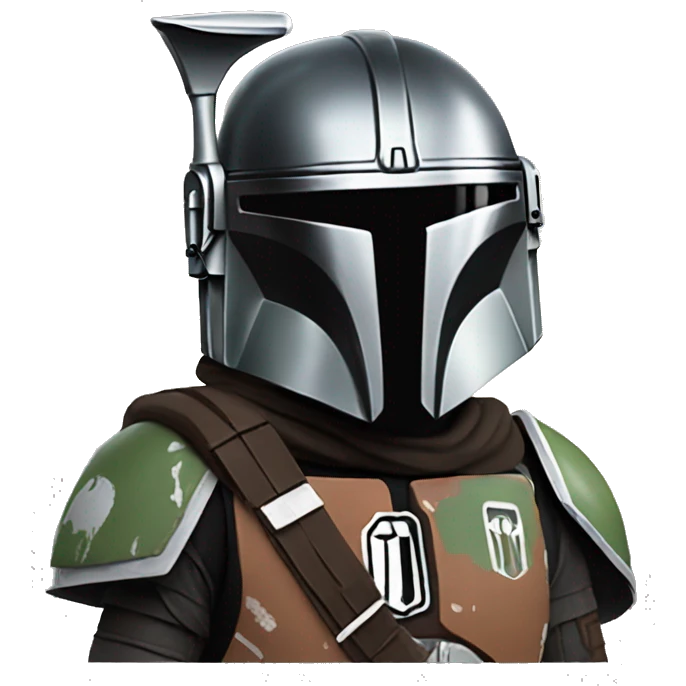the mandalorian with grogu emoji  emoji