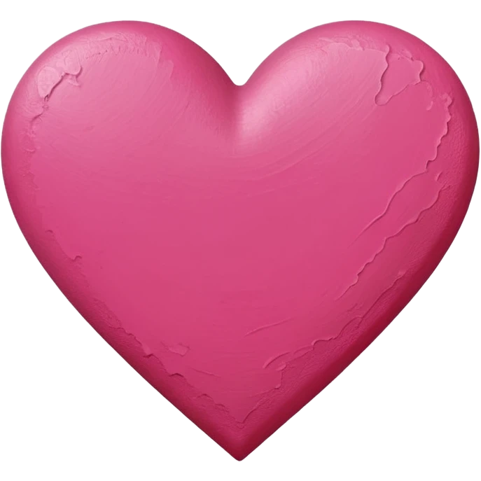 pink heart on canvas paint  emoji