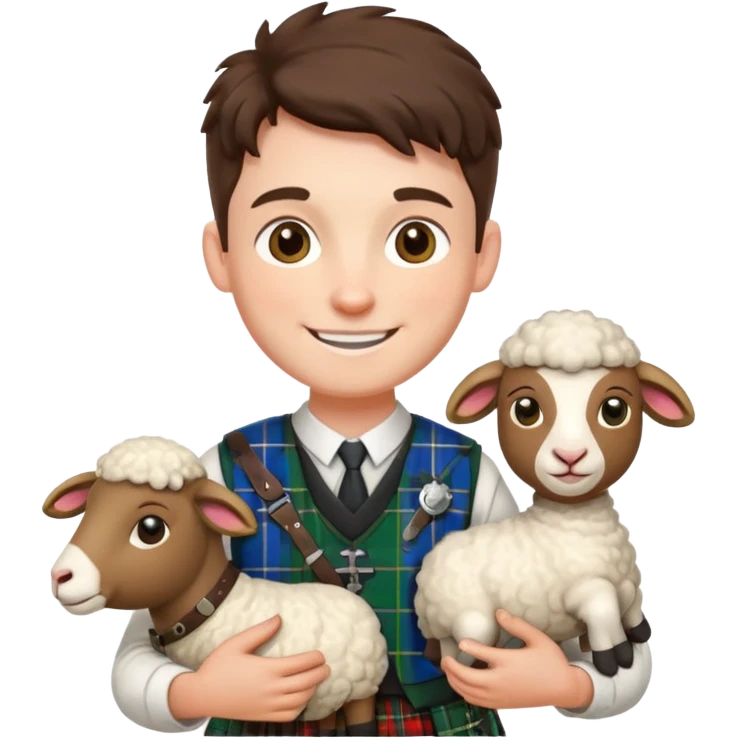 a scottish that loves sheep and likes innovation emoji