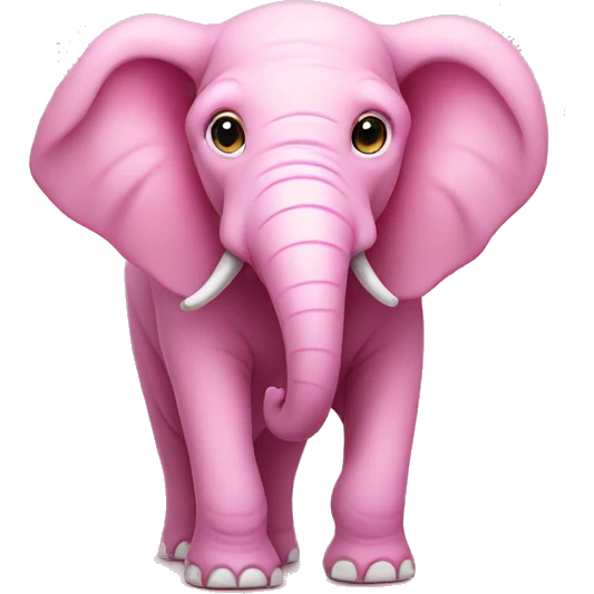pink elephant emoji