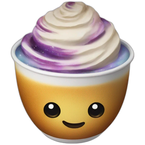 galaxy latte cup emoji