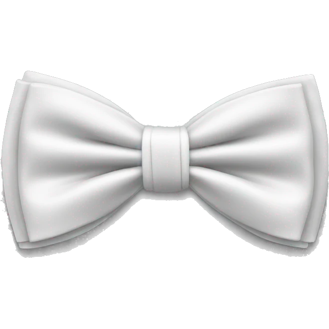 A white bow tie emoji