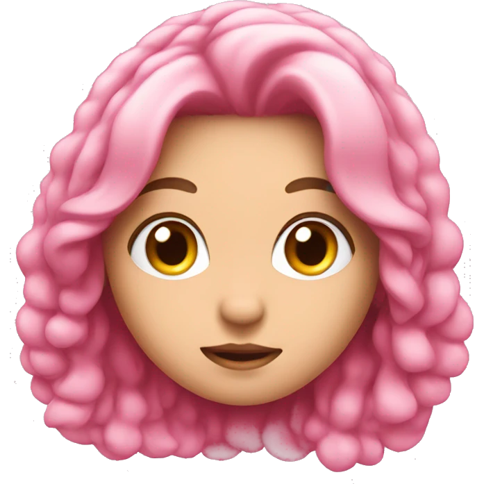 Pink cute  emoji