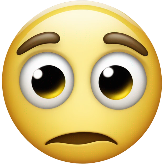 Smiley face with eye bags emoji