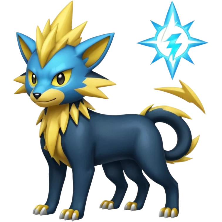 Electric Tynamo-Manectric-Luxray-Electrike-Pokémon-Fakémon-fusion emoji