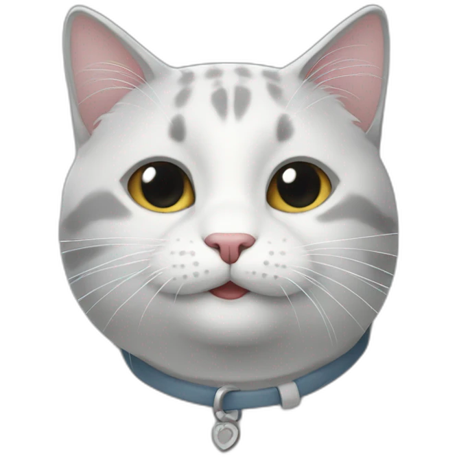 happygreywhitecat emoji