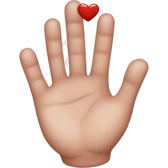 Corazón con las manos  emoji