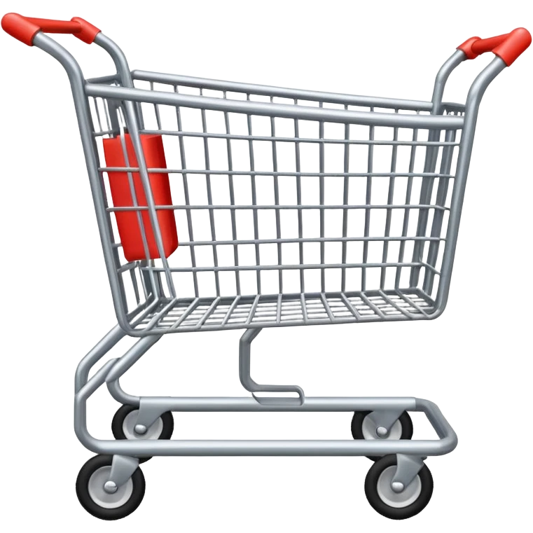 carrello della spesa vuoto che punta verso destra emoji