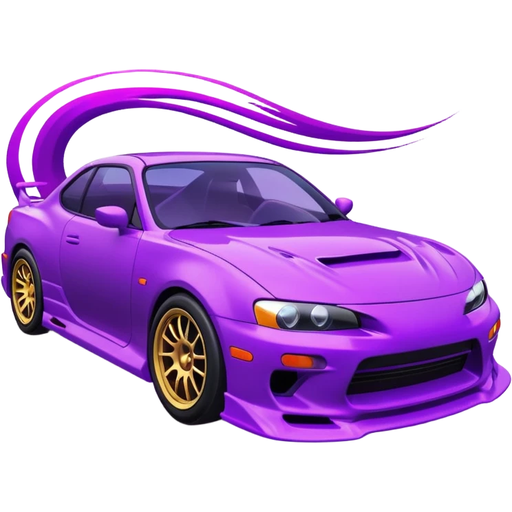 japanese purple wave phonk car drifting emoji