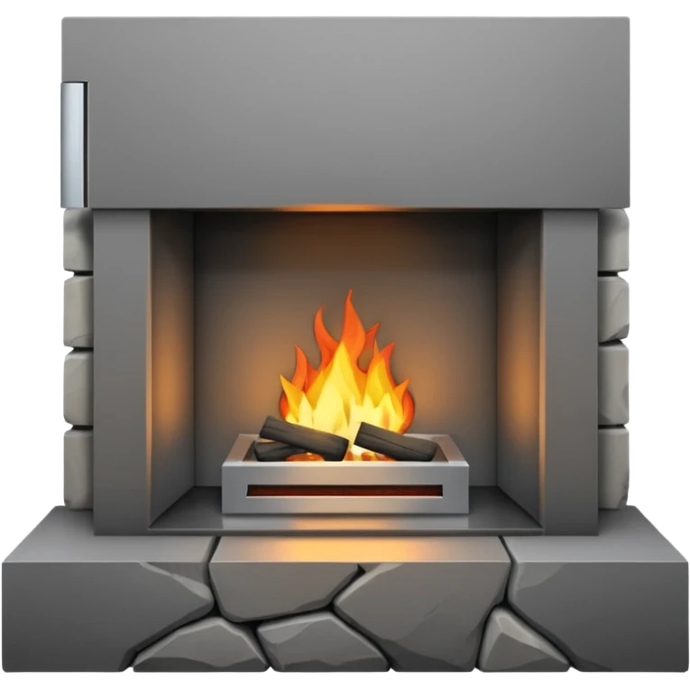 modern fireplace emoji