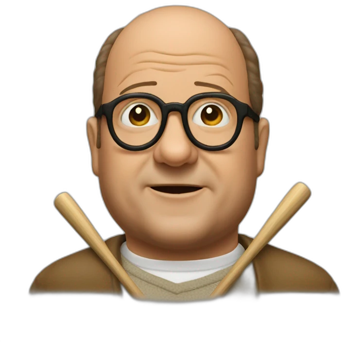 george costanza swinging bat emoji