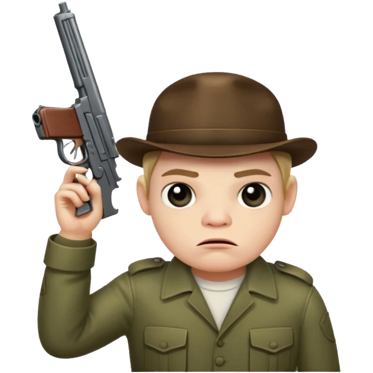 bufo with a gun to his head cause he wants to end it all emoji