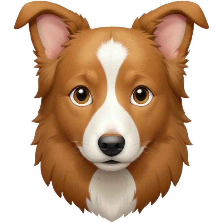 Tan Border Collie emoji