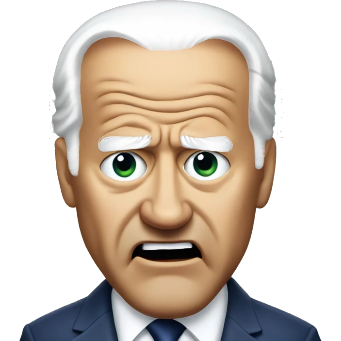 very angry joe biden emoji