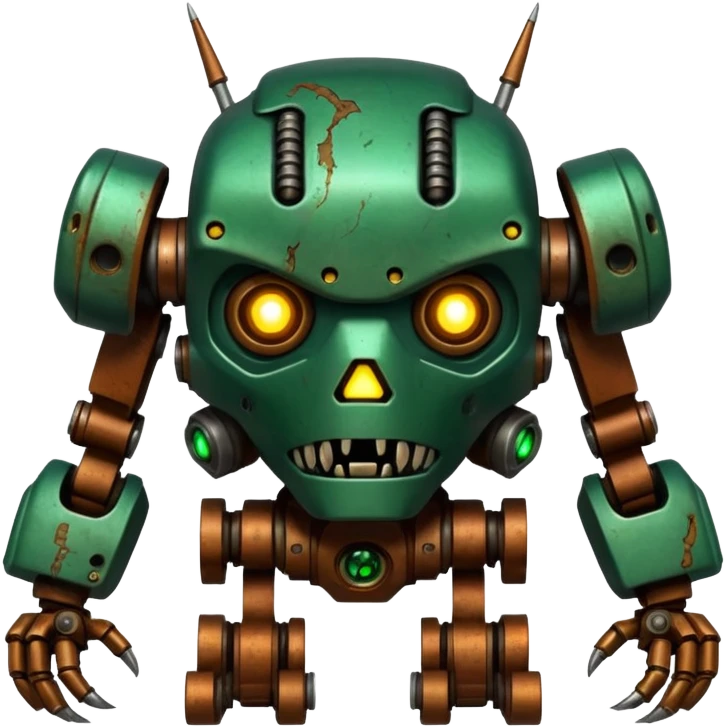 horror mecha bionic monster emoji