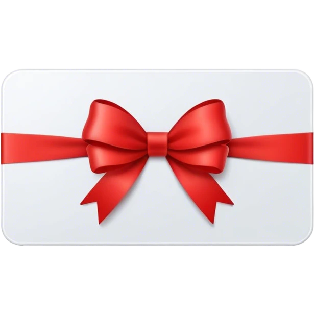 gift card ribbon emoji