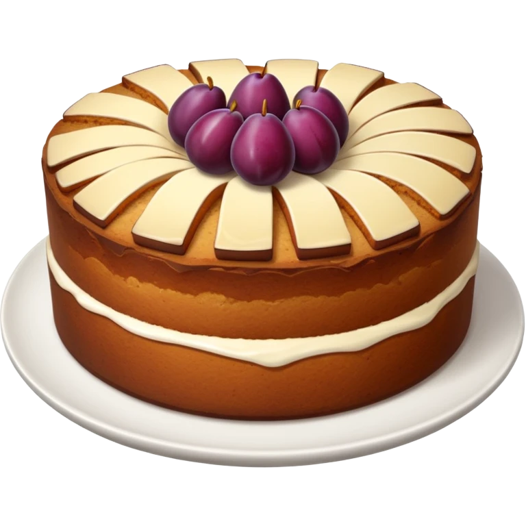 plum cake emoji