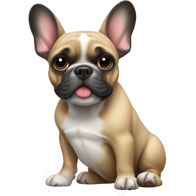 French bulldog  emoji