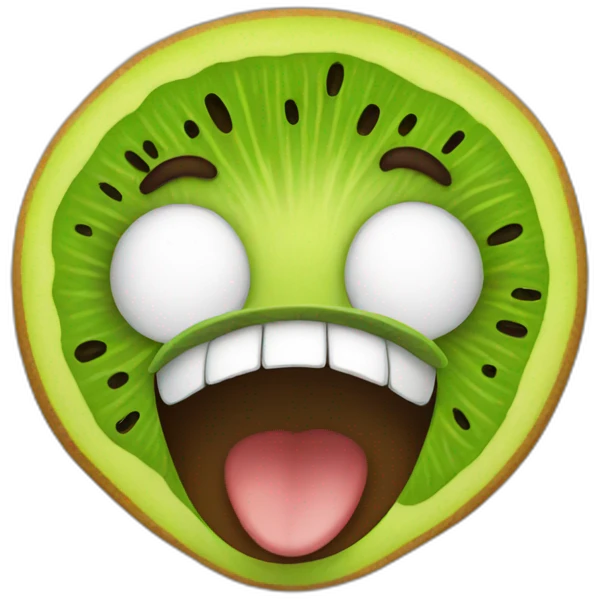 kiwi happy emoji