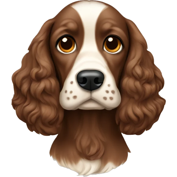 Brown Coker spaniel  emoji