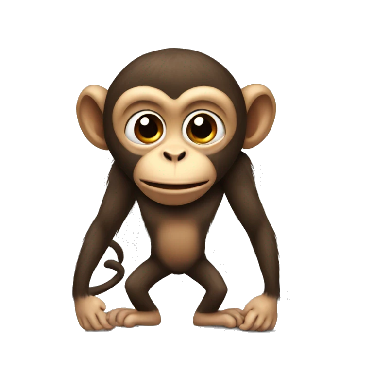 Monkey with a big butt emoji