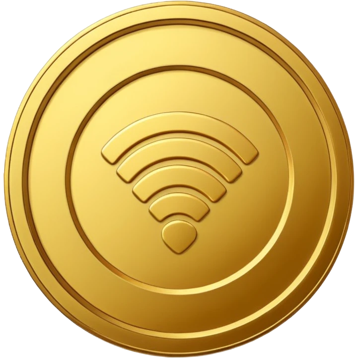 wifi money coin  emoji