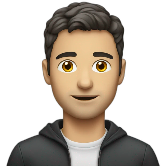 young spanish journalist man emoji