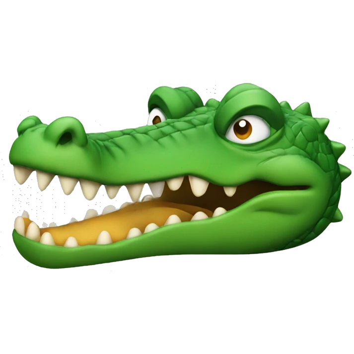 crocodile in smoking  emoji